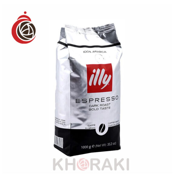 قهوه ایلی 100 عربیکا اسپرسو دارک رست بسته 1 کیلویی دانه