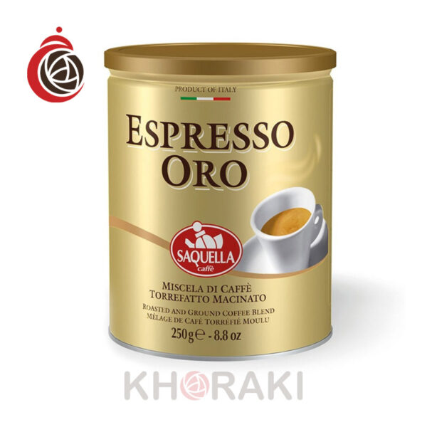 قهوه ساكوئلا طلایی مدل Espresso Oro