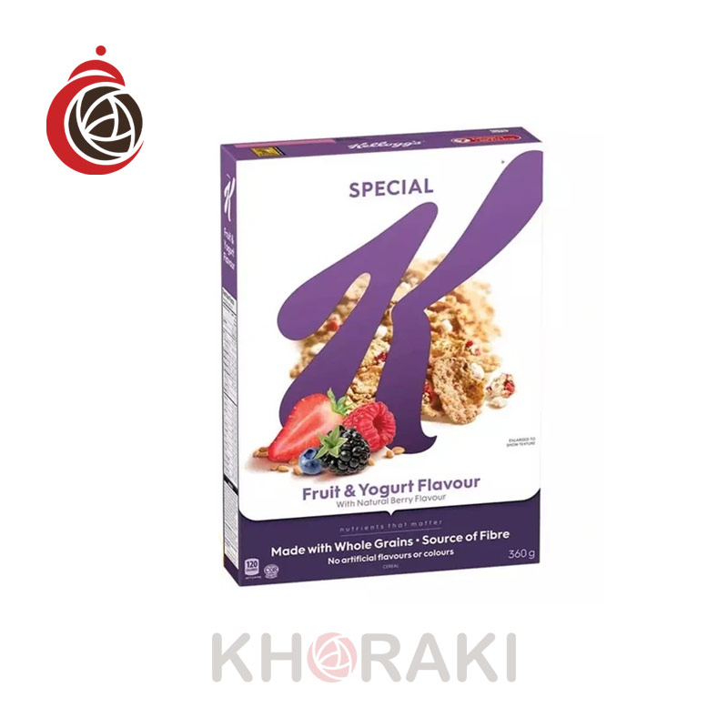 کلاگز-تمشک-و-ماست کورن فلکس کلاگز تمشک و ماست