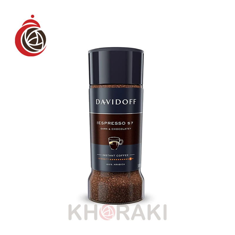 قهوه-فوری-دیویدوف-اسپرسو-57-شیشه-100-گرمی قهوه فوری دیویدوف اسپرسو 57 شیشه 100 گرمی