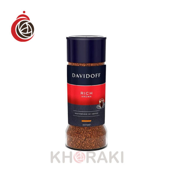 قهوه فوری دیویدوف ریچ آروما شیشه 100 گرمی