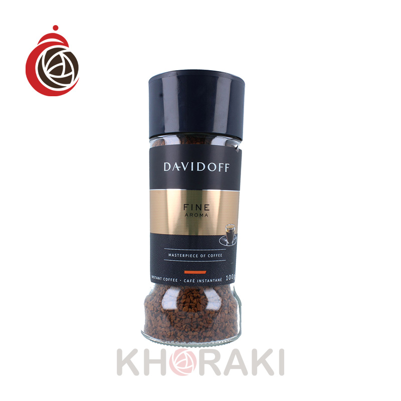 قهوه-فوری-دیویدوف-فاین-آروما-شیشه-100-گرمی قهوه فوری دیویدوف فاین آروما شیشه 100 گرمی