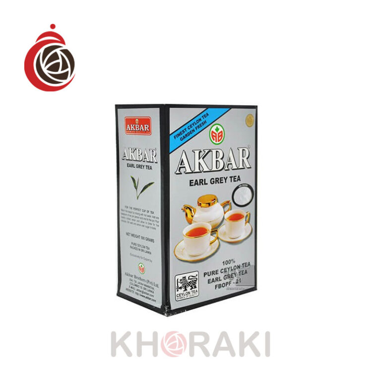 چای اکبر ارل گری پاکتی 500 گرمی
