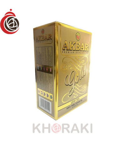 چای اکبر طلایی ساده سیلانی پاکتی 500 گرمی