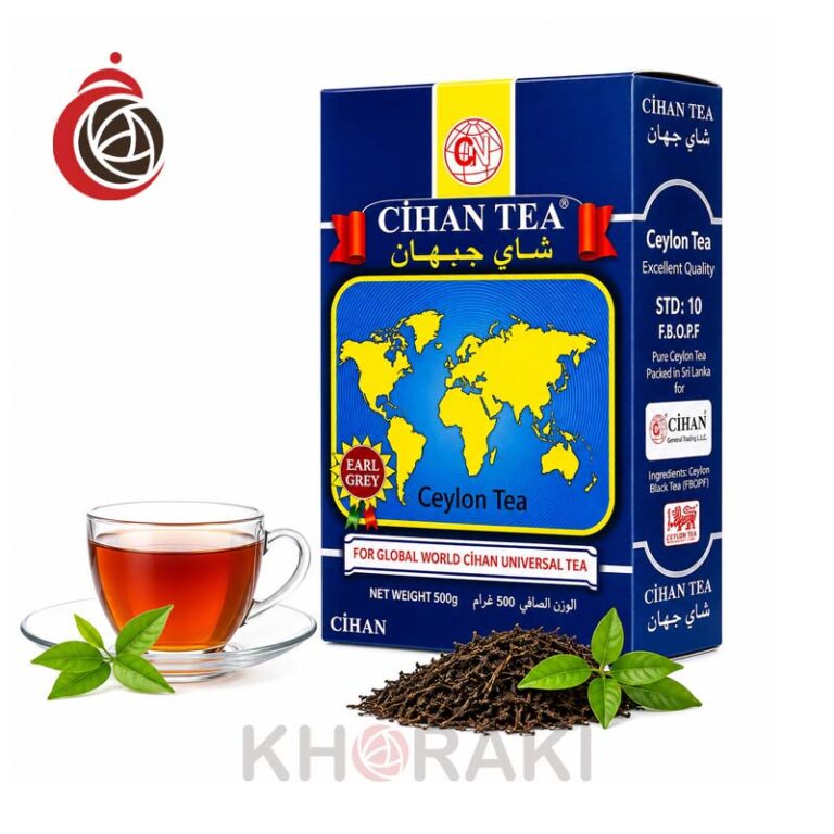 چای جیهان ارل گری پاکتی 500 گرمی