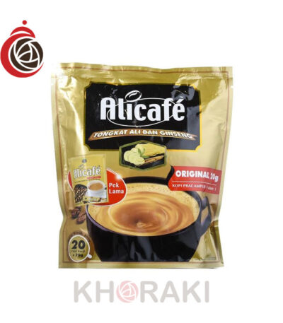 کافی میکس علی کافه طلایی جینسینگ دار بسته ۲۰ عددی